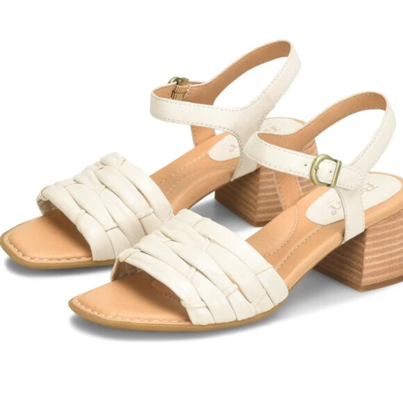 NEW BORN Shonie Leather Heeled Comfort Sandals FOR WOMEN 253 - Picture 5 of 6